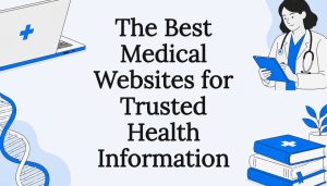 Decorative medical blog title card illustration