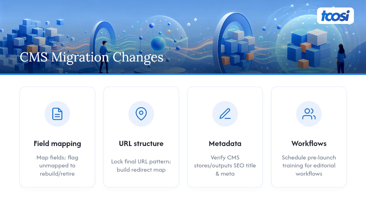What Changes When You Switch CMS Platforms? — overview diagram