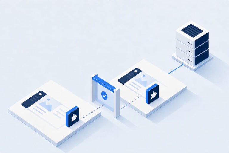 Staging workflow title card illustration