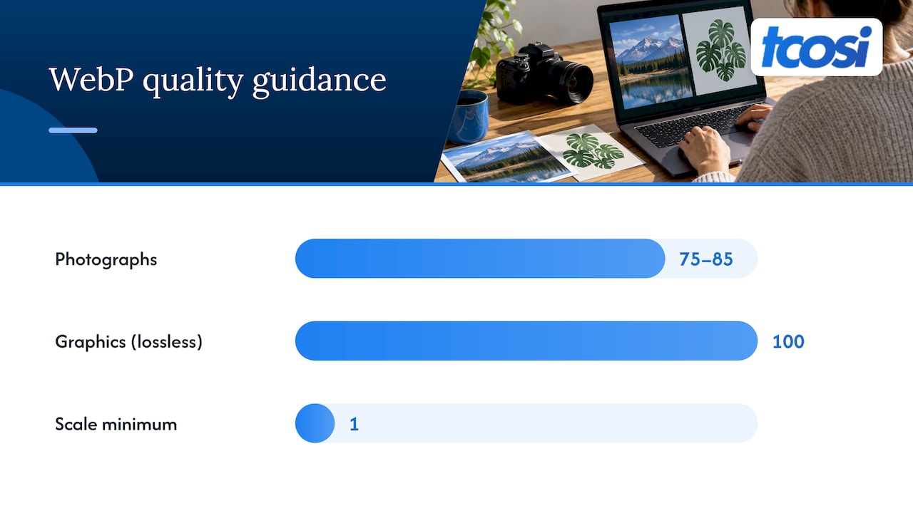 Setting WebP quality without losing visual fidelity — overview diagram