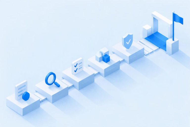 Geometric QA checkpoints leading to a release gate
